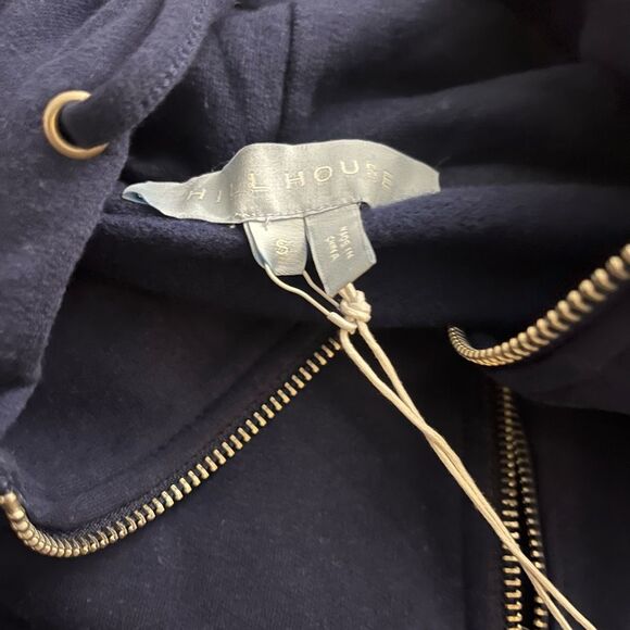 NWT Hill House Teddy Zip Navy Blue Hoodie Size Small - Picture 4 of 10